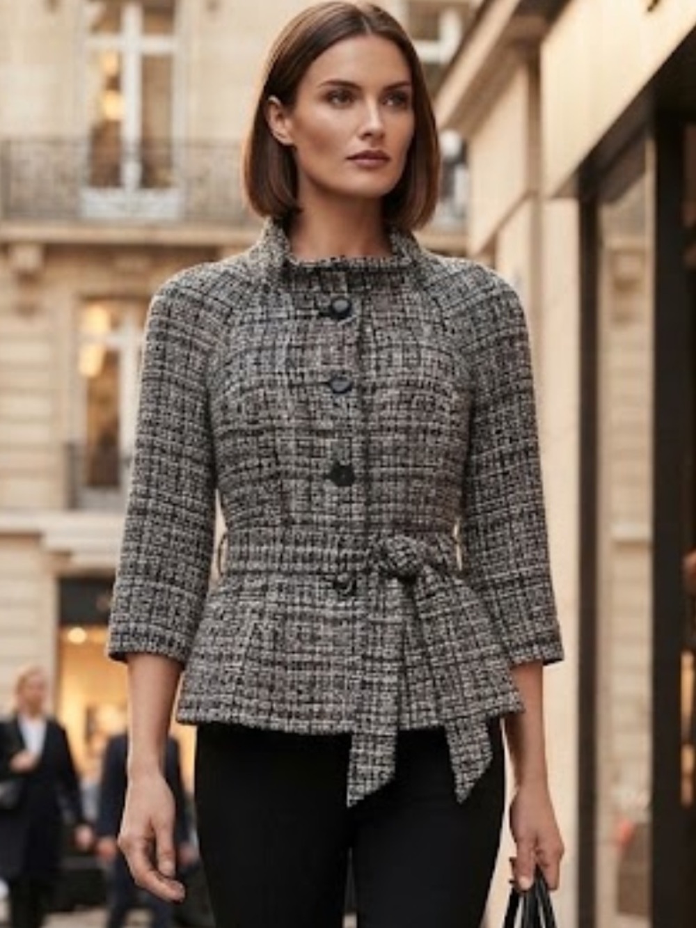 Vintage The Limited black white woven blazer